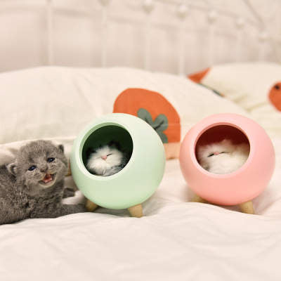 Kattkoja med belysning